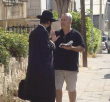 speaking to an ultra-orthodox man