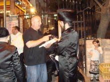 Zev speaking with ultra-orthodox man 1
