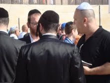 Zev sharing with chasidic Jew 2