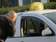 Zev with taxi driver 2